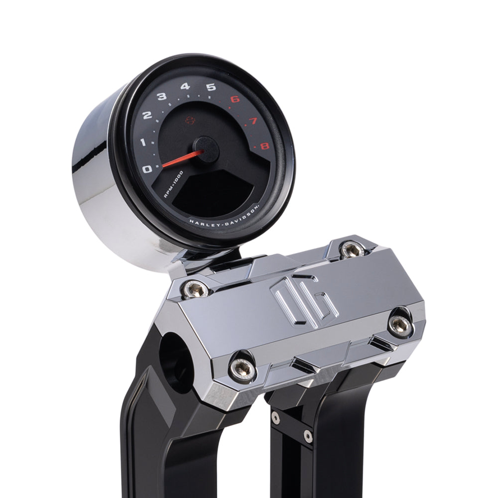 Original Garage Moto OG Single Billet Gauge Pod For Harley Motorcycles 1957-2026