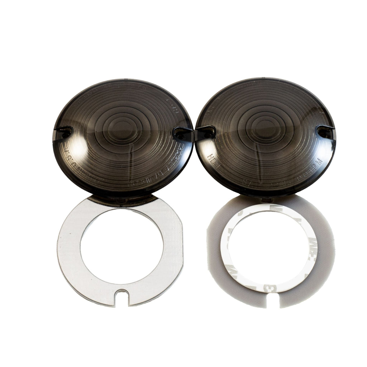 Original Garage Moto OG Smoked Bagger Turn Signals Lens Kit - L-AC-08-STD