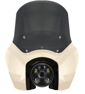 OG Softail Low Rider S Complete T-Sport Fairing Kit - White Sand Pearl - Original Garage Moto