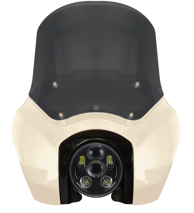 OG Softail Low Rider S Complete T-Sport Fairing Kit - White Sand Pearl - Original Garage Moto