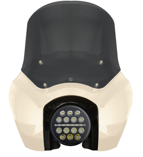 OG Softail Low Rider S Complete T-Sport Fairing Kit - White Sand Pearl - Original Garage Moto