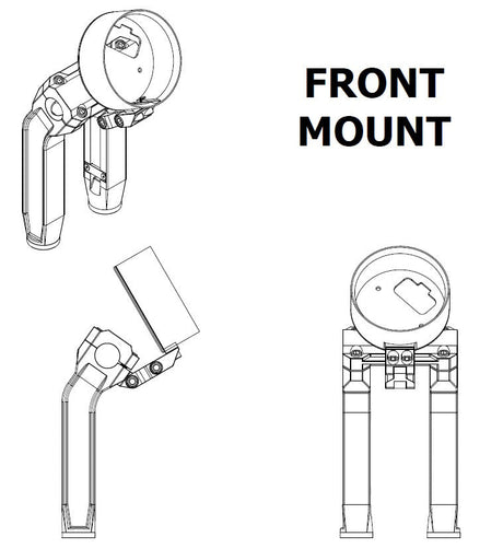 OG Indian Chief Billet Gauge Pod