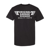Original Garage Moto Quality Parts Tee - Black