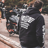 Original Garage Moto Pullover Hoodie - Black