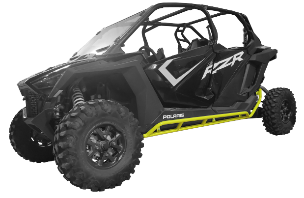Tab Performance Polaris Pro XP RZR Rock Sliders - Orange Madness, 4 Seater 715-2042-MAD