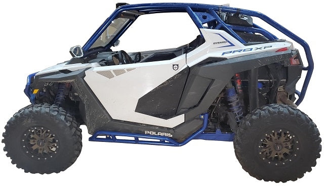 Tab Performance Polaris Pro XP RZR Rock Sliders - Lime Squeeze, 2 Seater 715-2022-LIM