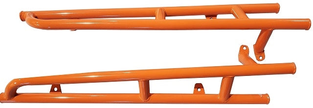 Tab Performance Polaris RZR/General Rock Sliders - 2 Seater - Red 715-2020-RED