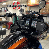 Siouxicide Choppers Villain Road Glide Handlebars - 1 1/2 in, 12 in, For 2015-2023 Road Glide Limited, Black
