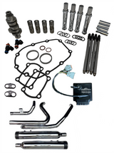 Tab Performance Redline Performance Kit | Milwaukee-Eight Engines - 121, Redline 2-1 System, Chrome REDLINE-PERFORMANCE-KIT-121-REDLINE-2-1-SYSTEM-CHROME