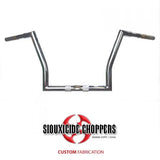 Siouxicide Choppers Road King Handlebars 1 1/2 In, 10 In, Black For Harley Road King 2014-2025