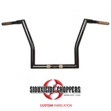 Siouxicide Choppers Road King Handlebars 1 1/2 In, 10 In, Black For Harley Road King 2014-2025