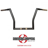 Siouxicide Choppers Road King Handlebars 1 1/2 In, 10 In, Black For Harley Road King 2014-2025
