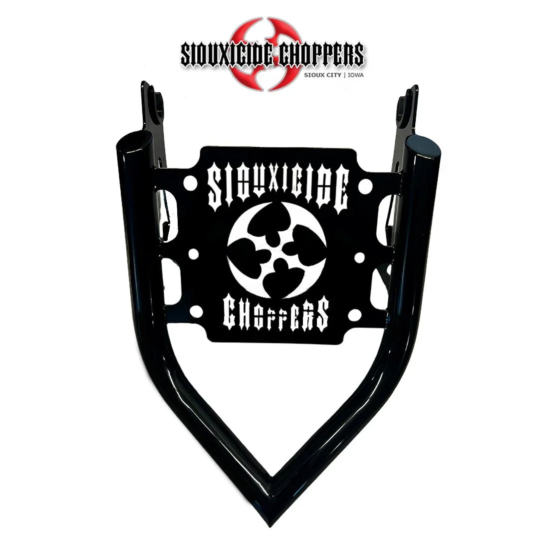 Siouxicide Choppers Touring Luggage Rack No.1, Chrome For Harley Touring 2009-2026