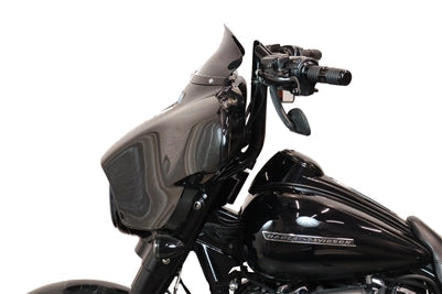 Tab Performance Folsom Prison Handlebars | Street/Electra Glide/Tri-Glide - 1995-2024 Electra/Ultra Glide 1995-2023 Street Glide, Black, 12" SG-FOLSOM-BARS-1995-2024-BLACK-12