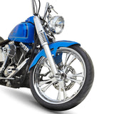 Arlen Ness Dual-Disc Hot Legs Fork Legs Chrome Smooth Dual Disc - 40-503 For Harley Touring 2014-2025