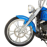 Arlen Ness Dual-Disc Hot Legs Fork Legs Chrome Smooth Dual Disc - 40-503 For Harley Touring 2014-2025