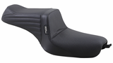 LePera Tailwhip Seat Basketweave Black - LK-586BW For Harley Sportster 2010-2022