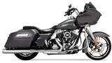 Vance & Hines Torquer 450 Slip-On Mufflers Chrome - 16673 For Harley Touring 1995-2016
