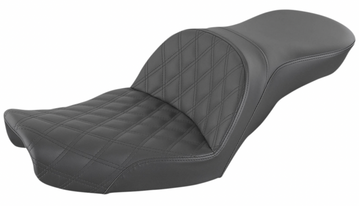 Saddlemen Explorer Lattice Stitch Seat Lattice Stitched - 896-04-029LS For Harley Dyna 1996-2003
