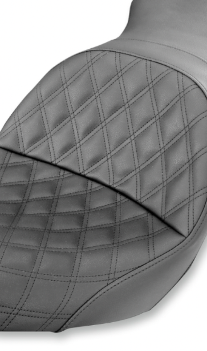 Saddlemen Explorer Lattice Stitch Seat Lattice Stitched - 800-23-029LS For Harley Softail 2006-2017