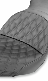 Saddlemen Explorer Lattice Stitch Seat Lattice Stitched - 800-23-029LS For Harley Softail 2006-2017