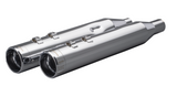 Khrome Werks 4-1/2" HP-Plus® Slip-On Mufflers Chrome Klassic Tip - 202925 For Harley Touring 2017-2026