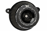 Khrome Werks Instigator Air Cleaner Tracer Black Twin Cam - 250210 For Harley Motorcycles 2008-2017
