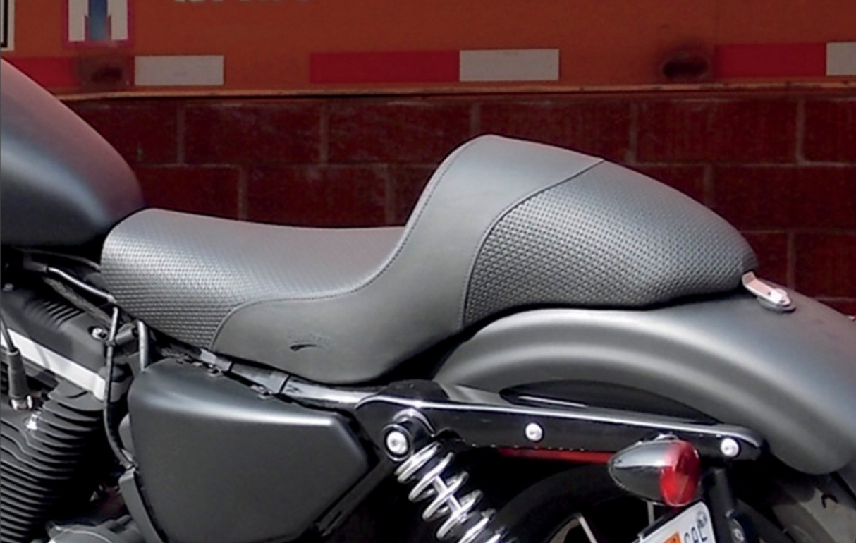 Saddlemen Americano 2-Up Cafe Seat XLR - 807-11-0923 For Harley Sportster 2004-2022 (3.3G Tank)