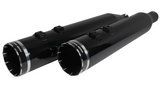 Khrome Werks 4-1/2" HP-Plus® Slip-On Mufflers Obsidian Tracer - 202640 For Harley Touring 2017-2026