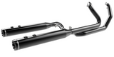 Khrome Werks 2-Into-2 Dominator Exhaust System Black FL With 4-1/2" Muffler - 200830 For Harley Touring 2009-2016