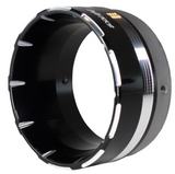 KHROME WERKS 1800-2176 200810A 2-into-2 Dominator Exhaust System with 4-1/2" Mufflers - Black - FL