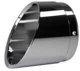 Khrome Werks 4-1/2" HP-Plus® Slip-On Mufflers Chrome Edge - 202665 For Harley Touring 2017-2026
