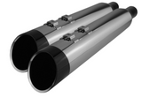 Khrome Werks 4-1/2" HP-Plus® Slip-On Mufflers Chrome With Edge Touring - 202765 For Harley Touring 2017-2026