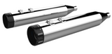 Khrome Werks 4-1/2" HP-Plus® Slip-On Mufflers Chrome With Klassic Tip - 202775 For Harley Touring 1995-2025