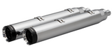 Khrome Werks 4-1/2" War Hammer Mufflers Chrome - 202220 For Indian 2014-2024