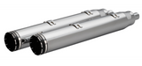 Khrome Werks 4-1/2" War Hammer Mufflers Chrome - 202220 For Indian 2014-2024