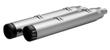 Khrome Werks 4-1/2" War Hammer Mufflers Chrome - 202220 For Indian 2014-2024