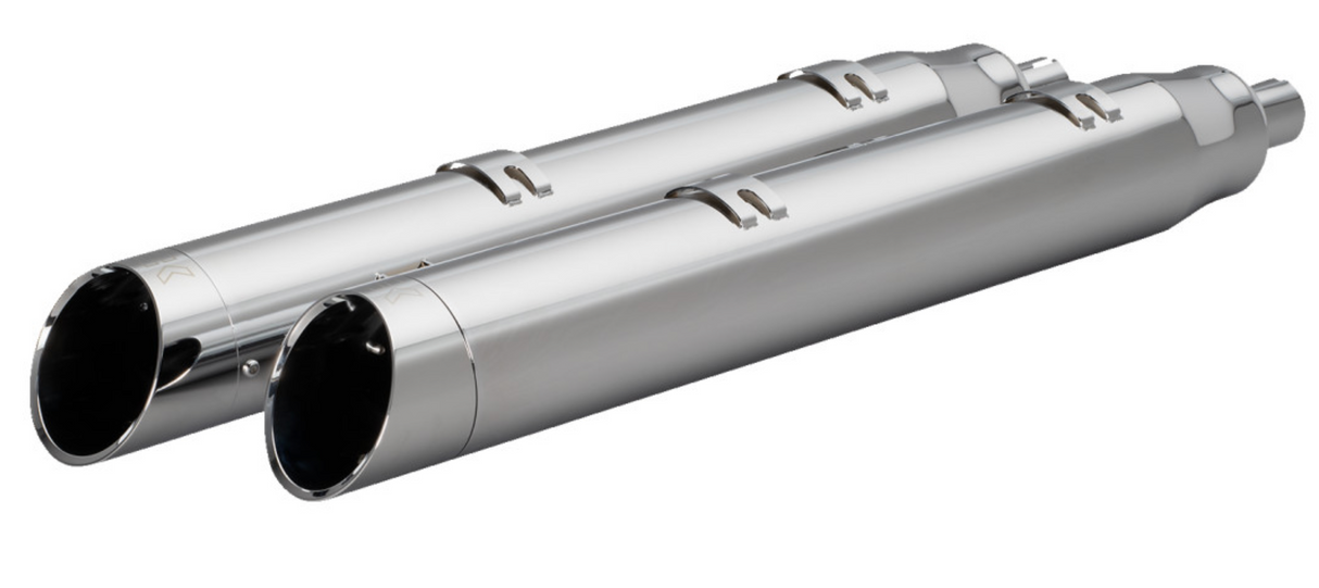 Khrome Werks 4-1/2" War Hammer Mufflers Chrome - 202220 For Indian 2014-2024