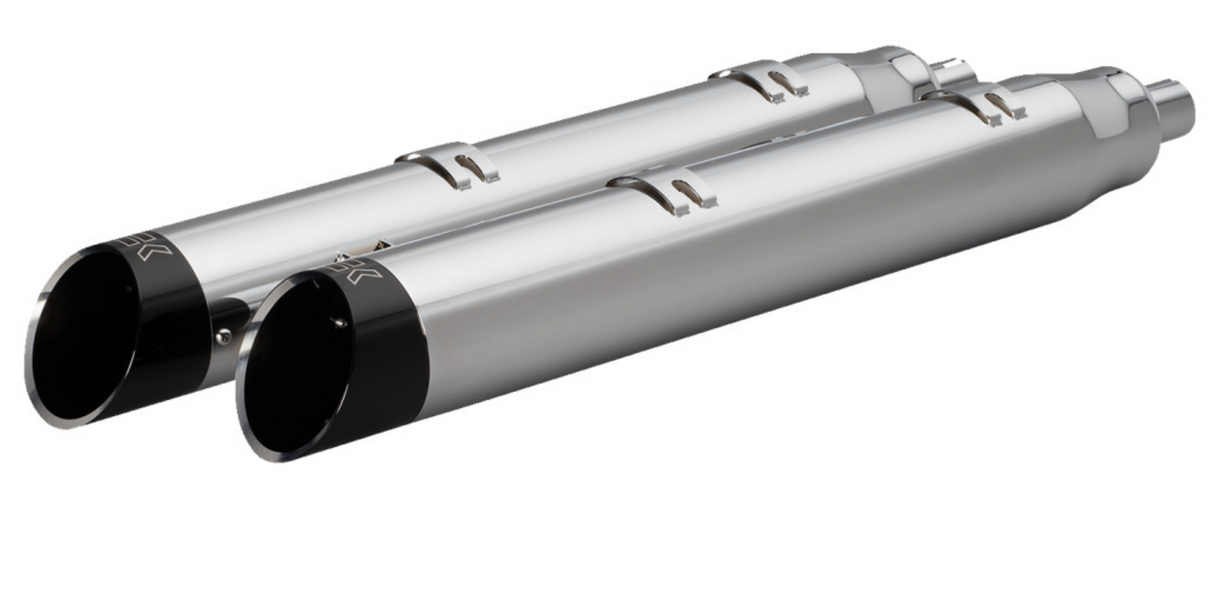 Khrome Werks 4-1/2" War Hammer Mufflers Chrome - 202220 For Indian 2014-2024