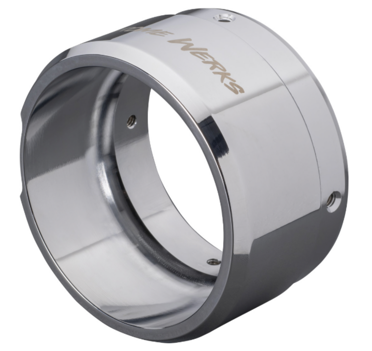 KHROME WERKS 1861-1675 200758 4-1/2" Klassic End Cap Tip - Left - Chrome