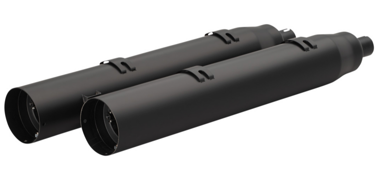 Khrome Werks 4-1/2" War Hammer Mufflers Black - 202225 For Indian 2014-2024