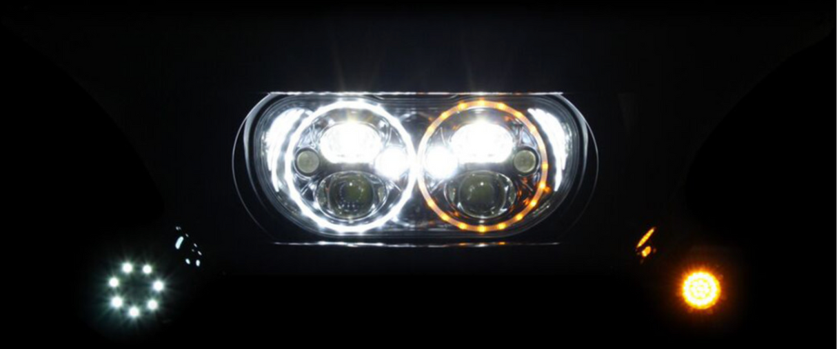 Custom Dynamics Headlight - CDTB-RG-15-B For Harley Road Glide 2015-2025