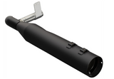 Khrome Werks Sidekick Ghost Pipe Black - 200795 For Harley Touring 2009-2026