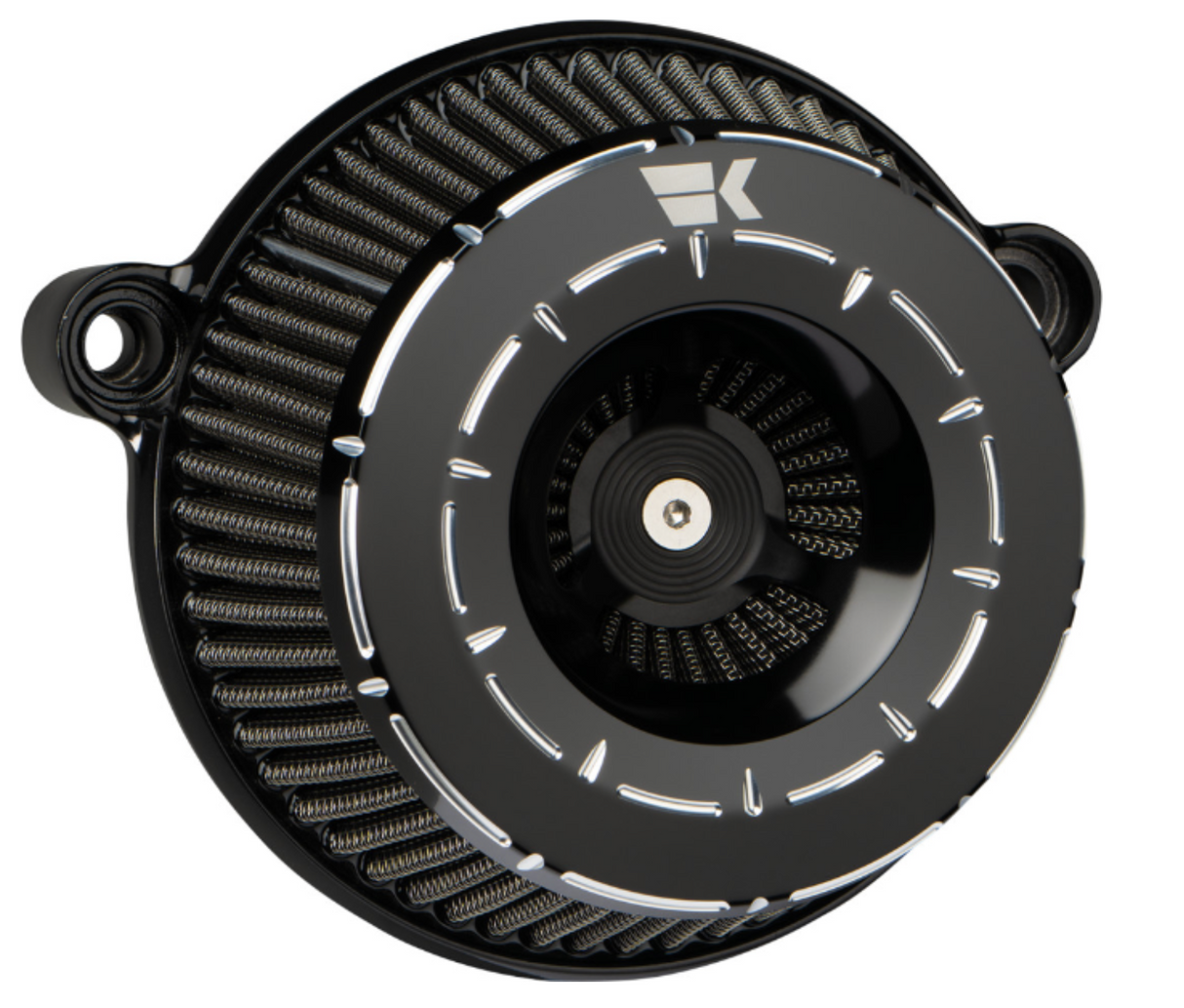 Khrome Werks Instigator Air Cleaner Tracer Black M8 - 250110 For Harley Motorcycles 2017-2024