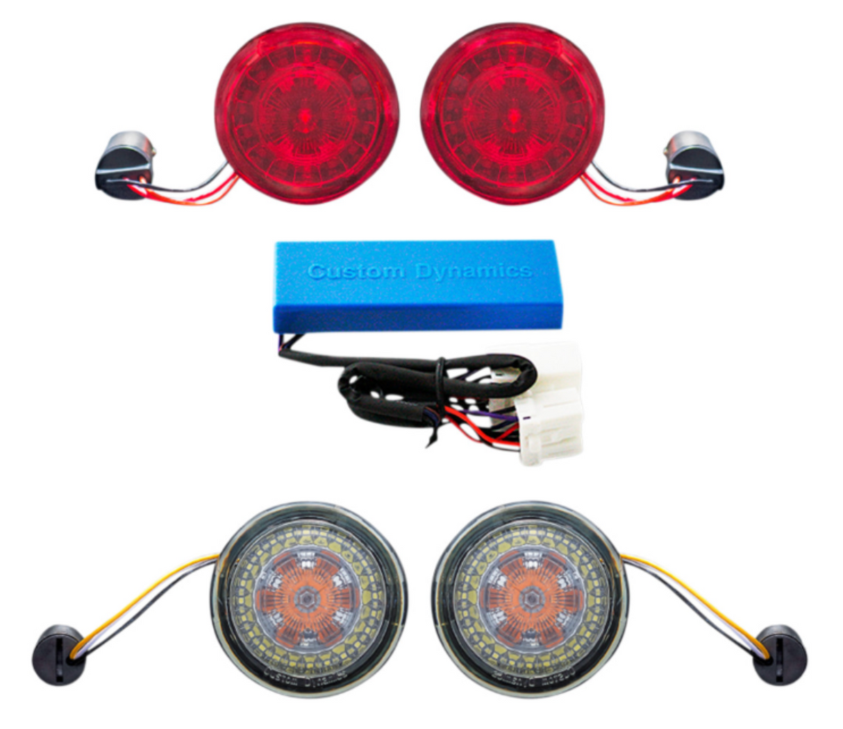 Custom Dynamics ProBEAM® Turn Signal Assembly - PB-HD-KIT-1 For Harley Motorcycles 2002-2013