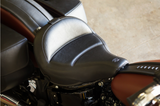 MUSTANG 0802-1063 79330 Max Profile Solo Touring Seat - with Driver Backrest - Black - Original - FLHC/FLDE