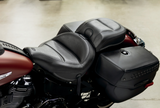 MUSTANG 0802-1063 79330 Max Profile Solo Touring Seat - with Driver Backrest - Black - Original - FLHC/FLDE