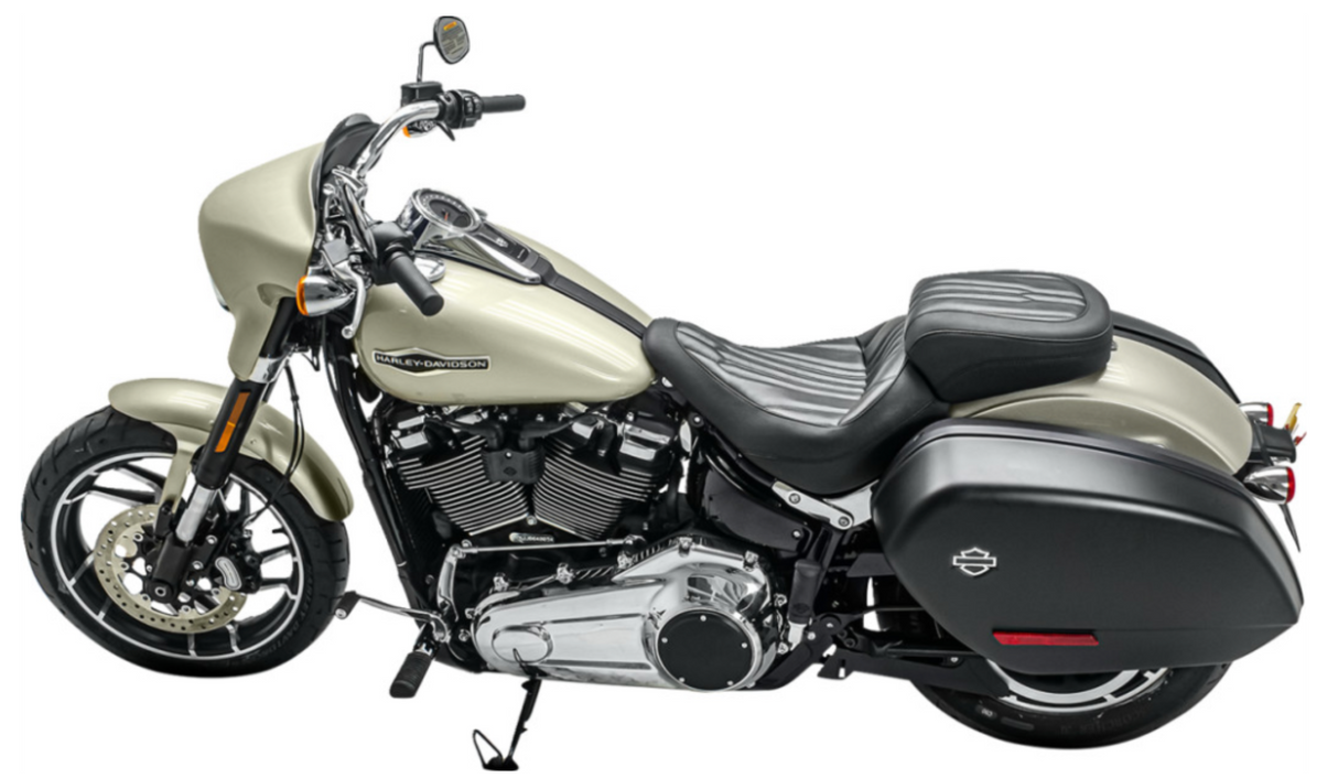 Mustang Touring Seat Black - 75721 For Harley Softail 2018-2021