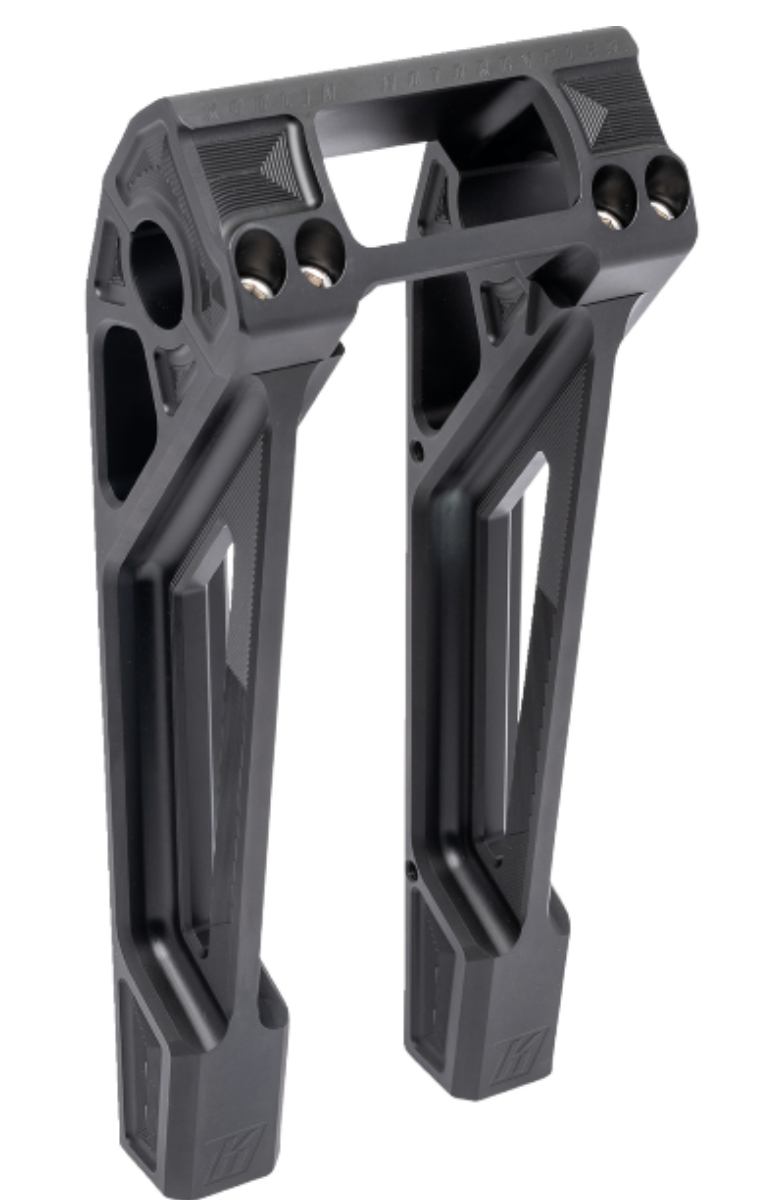 Kodlin USA Fastback Risers 10" Black - K55121 For Harley Softail 2018-2024