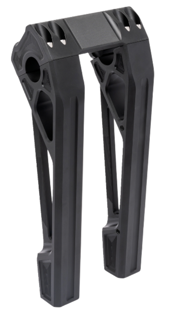 Kodlin USA Fastback Risers 10" Black - K55121 For Harley Softail 2018-2024